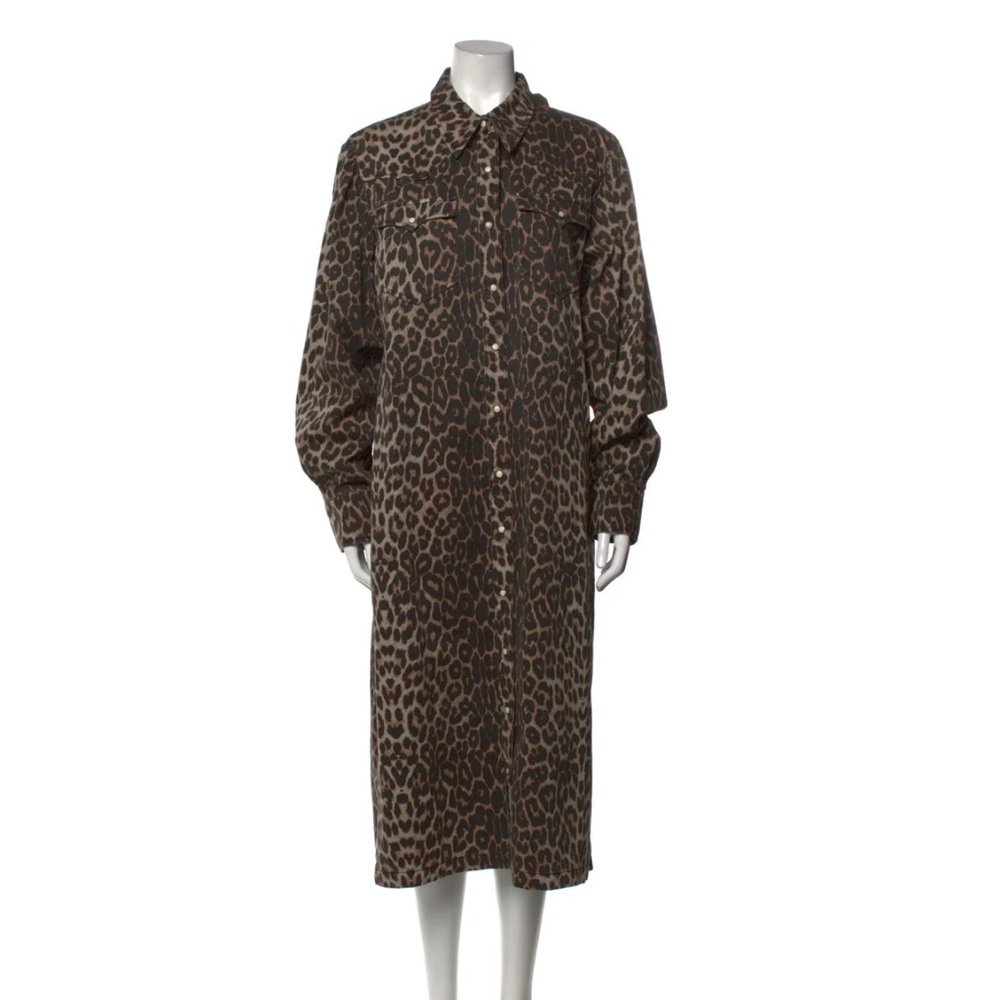 All saints long leopard dress. Can also be used as jacket.